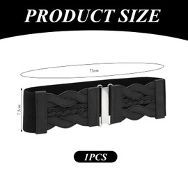 1 Piece Braided Elastic Belt, Fashionable And Versatile Belt, Retro Belt, Simple Belt, Clothing Decoration Belt