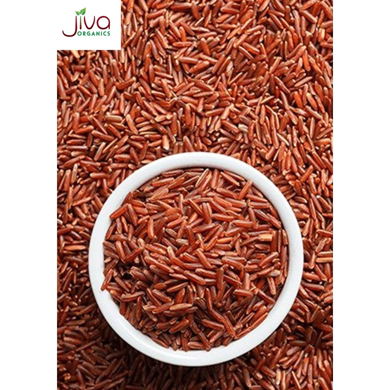 Jiva Organics Organic Red Rice 10 Pounds Bulk Bag from