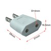 2pcs/lot Top EU Euro Europe to US American USA Power