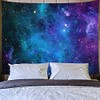 Roveking Bohemian Elephant Tapestry, Blue Galaxy, M/51.2" × 59.1", Living