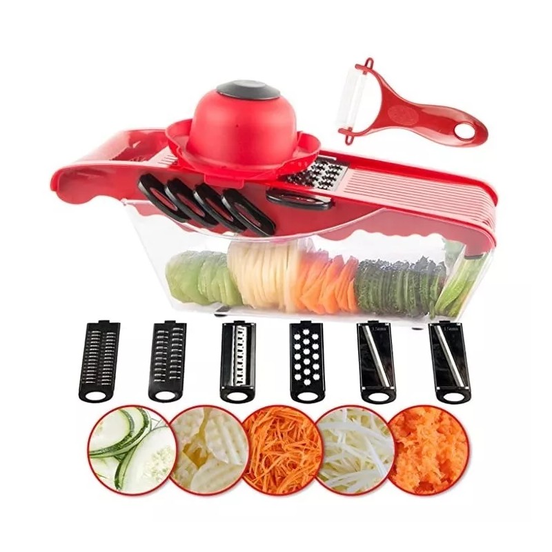 CL Cortador Rebanador Picador Rallador De Frutas Y Verduras