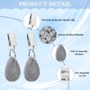 ZHXGO 10Pcs Marble Tablecloth Weights, Picnic Table Weights Clips, Table