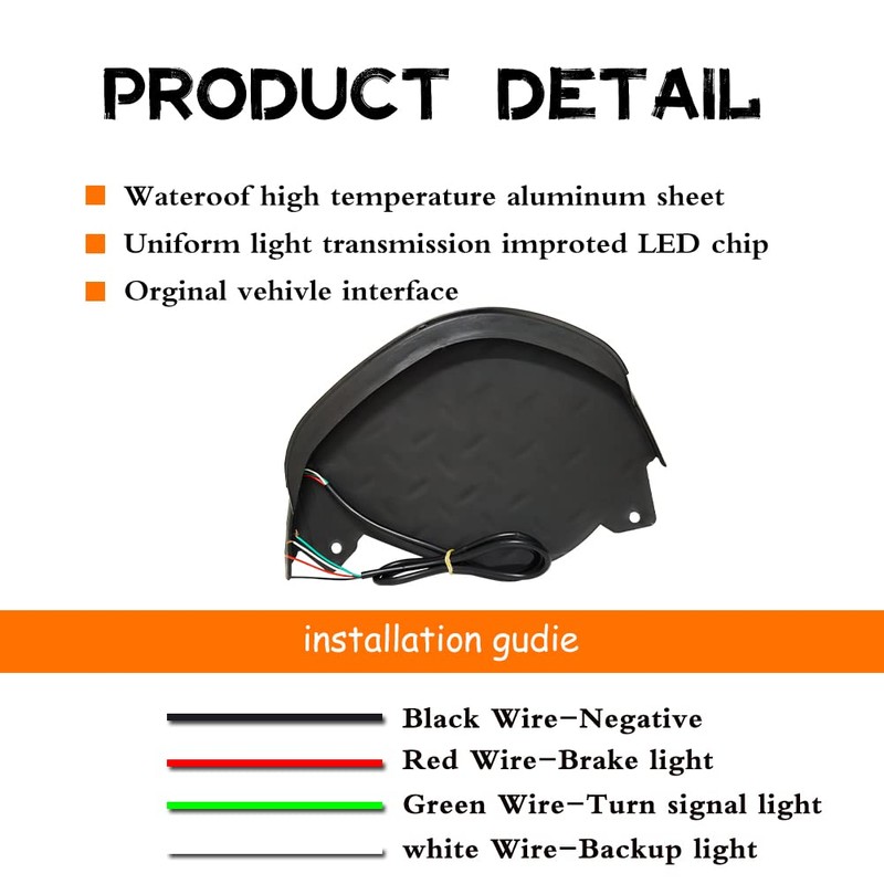 Tonsya 3 IN 1 Led Smoked Lens For 2014 2015