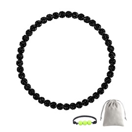 Lmuwecno Men's Beaded Baseball Necklace，Baseball Accessories，Bling Ice Collection Baseball Necklace16“18”20” Inches，Ideal for Baseball Teams and Baseball Enthusiasts