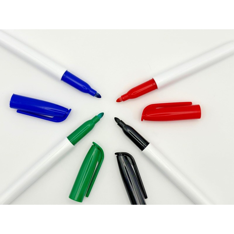 Rhapsody Dry Wipe Slim Whiteboard Marker Pens | Fine Tip