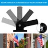 HOOPLE Flag Pole Holder for Outside House, Adjustable Flag Pole