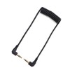 YFFSFDC 3.5mm Double Ended Coiled Stereo Mini Plug Cable 30-50cm