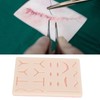 Suture Practice Pad Reusable Silicone Sature Training Skin Pad with