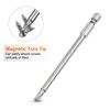 sourcing map 2pcs T25 Security Torx Bit 1/4" Hex Shank