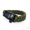 Hiking & Camping Multi-Tool 5-in-1 Bracelet Military Green 5ea