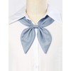 Allegra K Women's Adjustable Pre-Tied Bowknot Plain Bow Tie Ties,