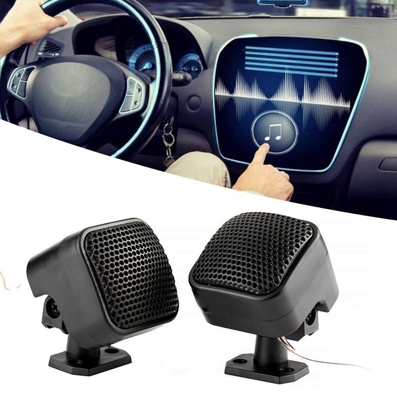 Aramox Audio Tweeter, 2 Pack, Car, Black, 500 Watt, 12
