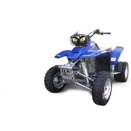 AMR Racing ATV Headlight Eye Graphics Decal Cover Compatible with Yamaha Warrior 350 All Years - Eclipse Yellow