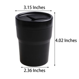 BANCHELLE - Soporte para cambio de coche con tapa, plástico para automóviles, 250 ml, portátil, para cambio de llaves de coche, 1 pieza
