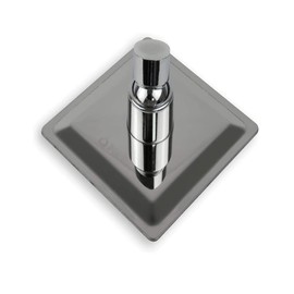 MEER FAUCETS BY CNX Regadera Cuadrada 4" en Acero Inoxidable, Ideal para regadera con Espacios reducidos