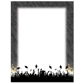 Grad Hat Toss Letterhead Laser & Inkjet Printer Paper, 25 pack