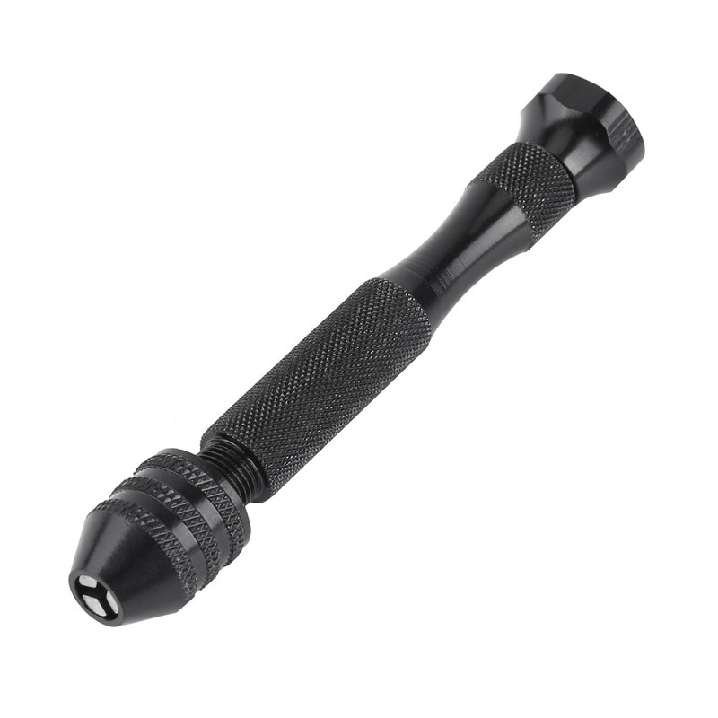Taladro manual de precisión con tornillo de precisión negro con