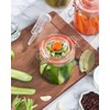 JILLMO Fermentation Jar, 700ml Fermenting Kit with Fermentation Weights and