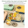 Bento Box 4 Compartments 1200ml 304 Stainless Steel Insulated with