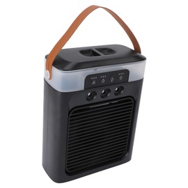 Portable Misting Fan with 400ml Water Tank, USB Aromatherapy Air Cooling Fan for Office, Bedroom (Black)