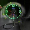 Saytay LED Clock USB Fan With Temperature Display - Portable