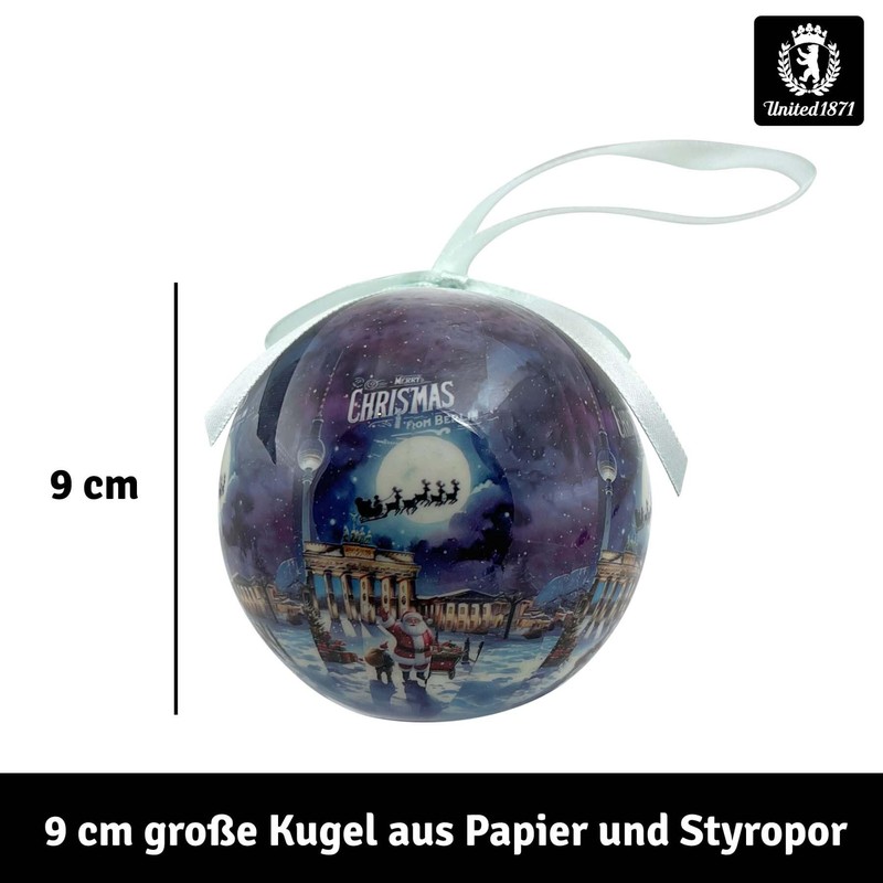 United1871 Berlin Souvenirs, Berlin Christmas Baubles (Set of 6) Christmas
