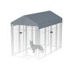 MDHAO 8' x 4' Dog Kennel Cover 600D Heavy Duty