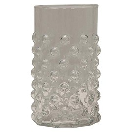 Creative Co-Op Hobnail Drinking Glass