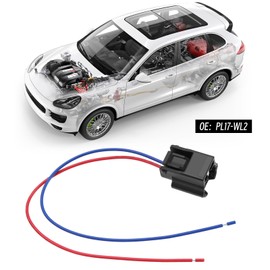 OTOTEC 2x Alternator Repair Plug 2 Pin Harness Connector Alternator Plug Wire Connector Alternator Wire Harness Repair PL17-WL2 with 15cm Lead Compatible with Bosch