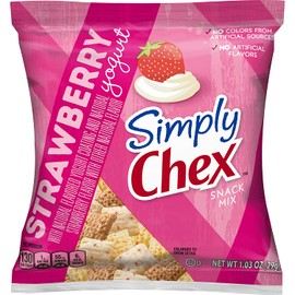 Simply Chex Snack Mix, Strawberry Yogurt, 60Count