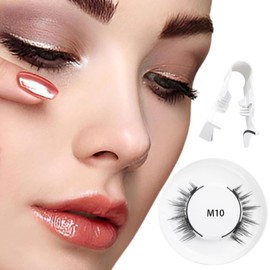 Itisyou False Eyelashes, Magnetic False Eyelashes, Magnetic Eyelashes, 3D False Eyelashes, Ultra Lightweight, Long Lasting, Waterproof, Sweatproof, Makeup Tool for Beginners