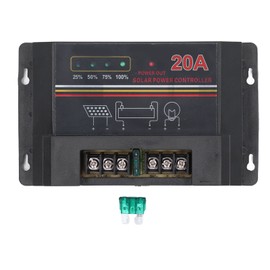 Solar Charge Discharge Controller High Speed CPU Microprocessor Multiple Protections Data Transmission 12V Solar Controller20A