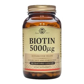 Solgar Biotin 5000µg 100 Vegi Capsules