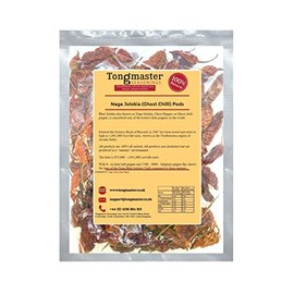 Dried Chilli Naga Bhut Jolokia Pods - Ghost Pepper - 10g