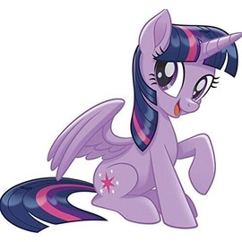 WiggleWalls 8 Inch Twilight Sparkle Wall Decal Sticker MLP My Little Pony The Movie Peel