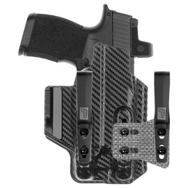Tulster IWB ARC Holster in Right Hand fits: Sig Sauer P365XL / P365 w/TLR-7 Sub/HLX Light | Optic Compatible Light Bearing Inside The Waistband Appendix Concealed Carry Kydex Holster
