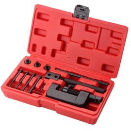 Wjelet 13 Piece Chain Riveter Motorcycle, Motorcycle Chain Breaker Tool Set, Motorcycle Chain Separating Tool Rivet Tool, Bicycle Cam Drive Set for ATV Dirt Bike Bicycle / Motorcycle