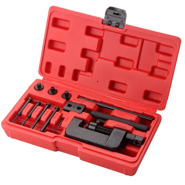 Wjelet 13 Piece Chain Riveter Motorcycle, Motorcycle Chain Breaker Tool