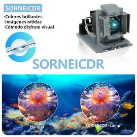 SORNEICDR UST-P1-LAMP Replacement Projector Lamp Compatible with Promethean UST-P1 UST-P2 for VIVITEK D751ST D755WT D755WTi D755WTiR DW755WTiR D756USTi D757WT