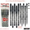 WIN 10 x 0.7mm Tip Ball Pens Force Smooth Biros