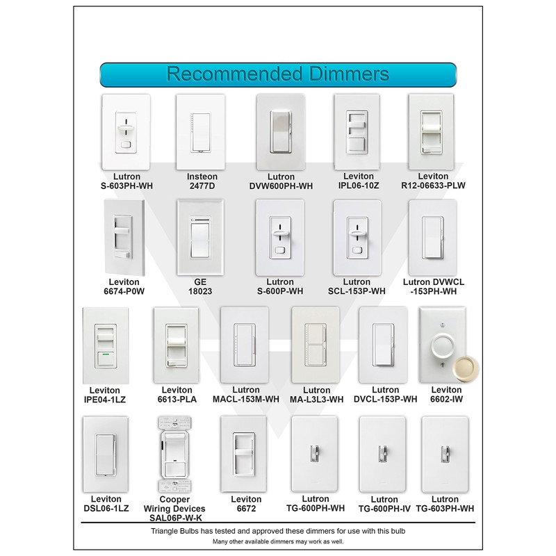 Triangle Bulbs T95141, LED Dimmable 100 Watt Equivalent Soft White