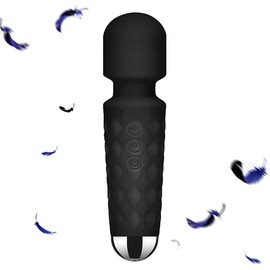 GWWJGSN GWWJGSN Electric Handheld Mini Massager - Portable Waterproof Back Massager - Deep Muscle Massage Tool for Blood Circulation, Black
