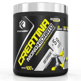 Forzagen | Creatina Monohidrato 100% Pura | 5 g de Creatina | 80 Servicios | Sin Sabor | Pre Entrenamiento | Alto Rendimiento | 400 g