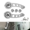 2x Billet Aluminum Window Crank Handle Chrome For Hot Rod
