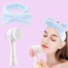 Kit De Cepillo Facial Limpiador Diadema Banda Para El Pelo