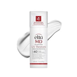 EltaMD UV Restore,Face Sunscreen, SPF 40, Mineral Sunscreen for Sun Damaged Skin Repair, Anti-Aging Zinc Oxide Sunscreen Formula