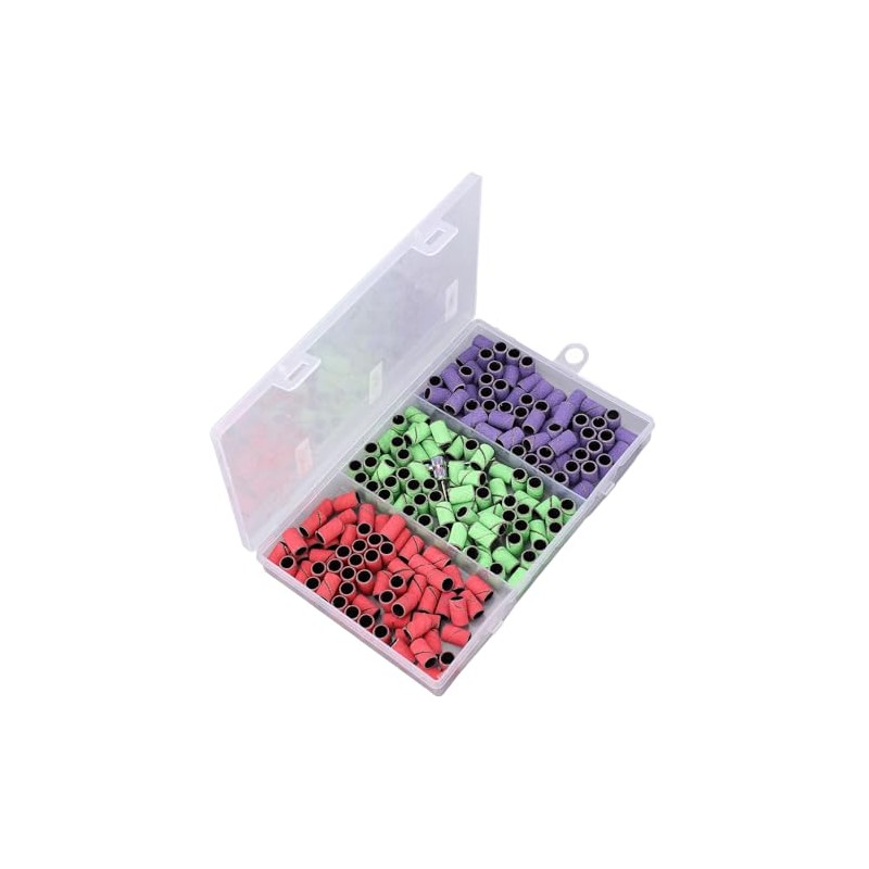 Sonew Juego de 210 Bandas de Lijado de Uñas, Grano