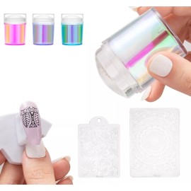 Mouyic Sello Grande Con Tapa Stamping En Uñas French + 2 Placas