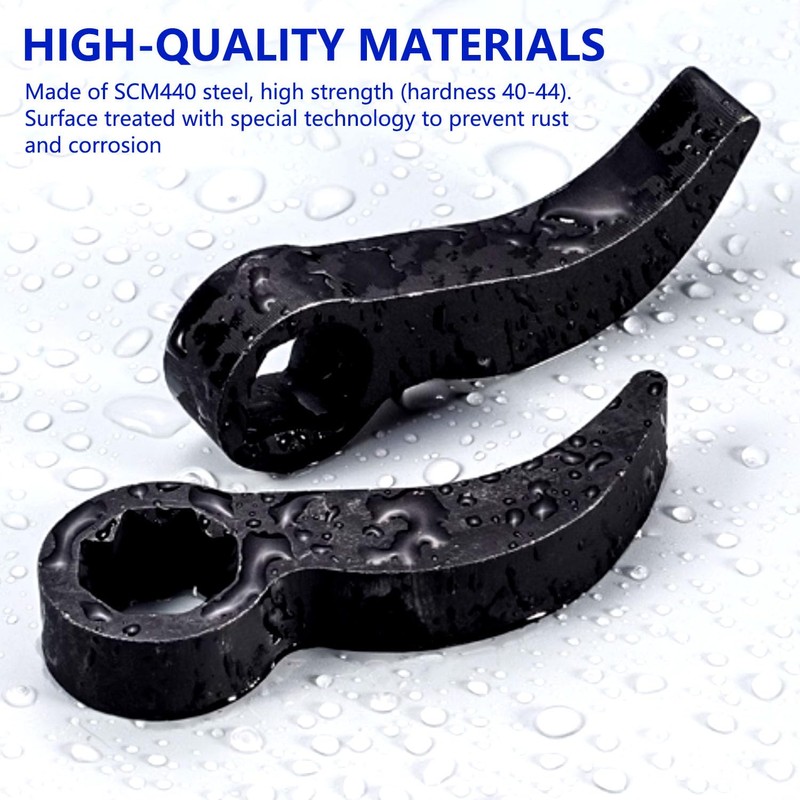 KTTOOL Pry Bar Wrench Adaptor Head, Crowbar Adapter Head Tool,