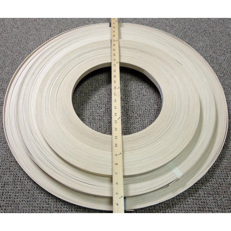 1MM thick wood veneer edgebanding roll 1/8' Maple 1MM thickness